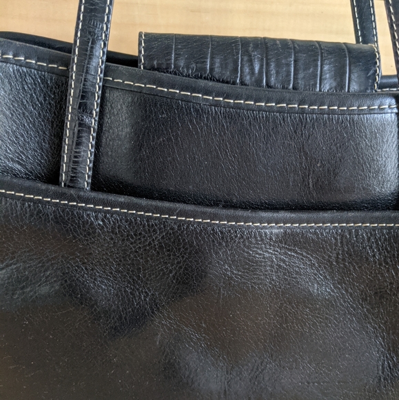 Vintage Brighton black crocodile bag - Picture 4 of 11